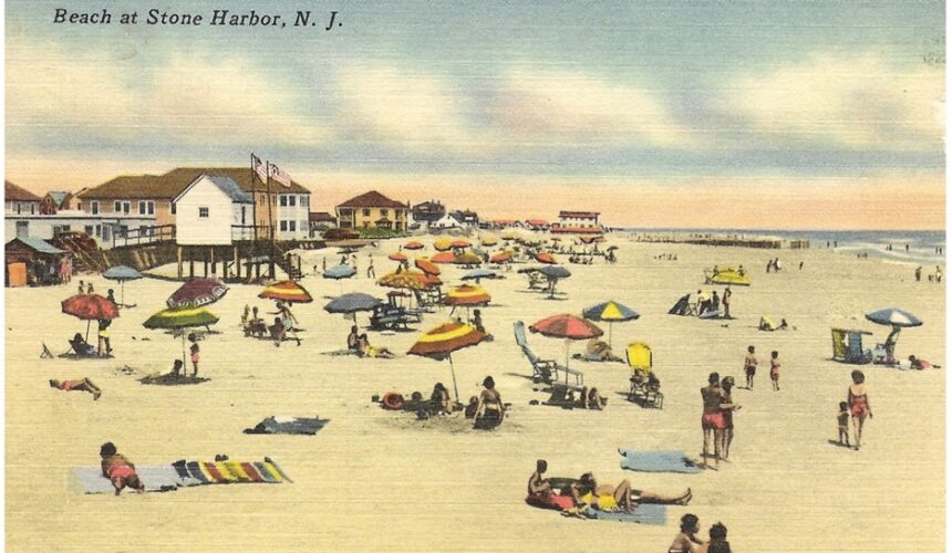 #5 – The Beach at Stone Harbor : A Moment in Time