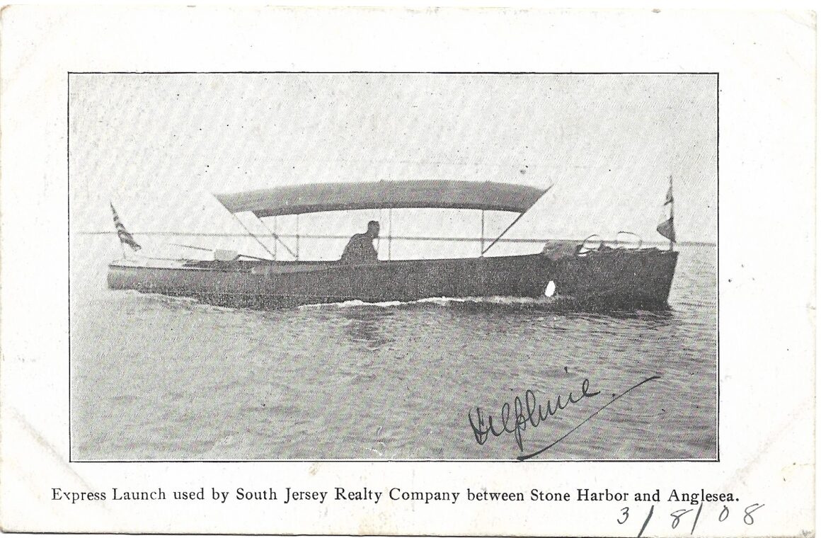 No. 40  THE FERRY SERVICE BETWEEN  ANGLESEA AND STONE HARBOR, N.J. THE EARLY YEARS: 1907 – 1927