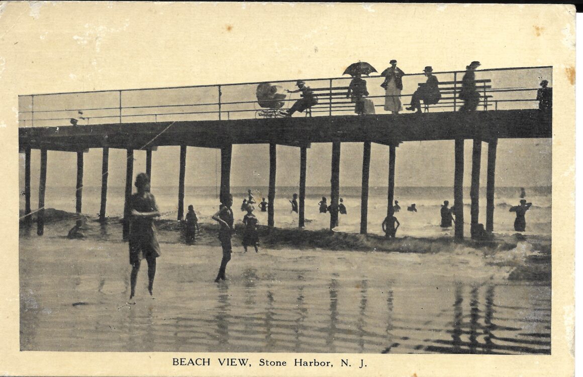 No. 45  A BRIEF STUDY OF 3 POST CARDS DEPICTING THE BOARDWALK CIRCA 1917 AT STONE HARBOR, N. J.