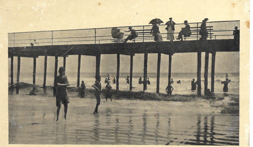 No. 45  A BRIEF STUDY OF 3 POST CARDS DEPICTING THE BOARDWALK CIRCA 1917 AT STONE HARBOR, N. J.