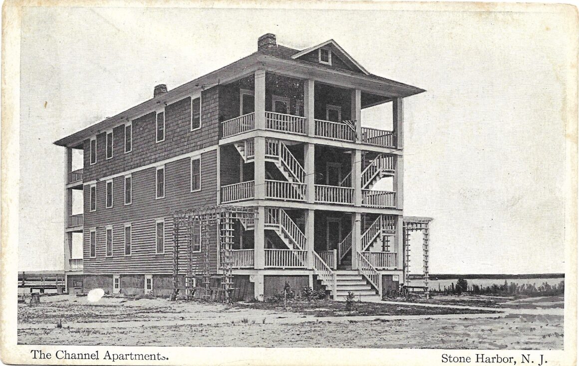 No. 47  The Channel Apartments  Overlooking the Great Channel at Stone Harbor, New Jersey