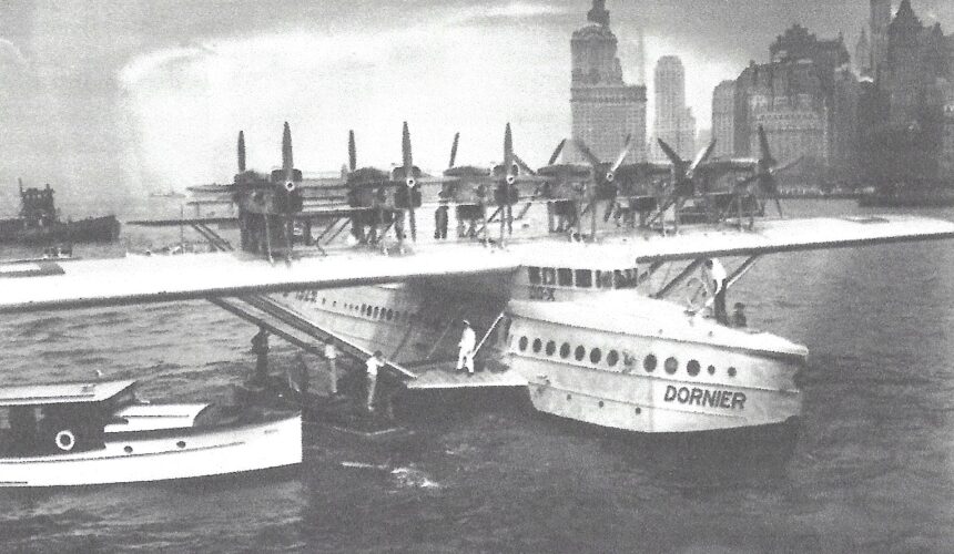 No. 61 THE DORNIER Do X AIRSHIP: ANOTHER STRANGE SIGHT AT STONE HARBOR, N. J. AUGUST 27, 1931 No. 61 THE DORNIER Do X AIRSHIP: ANOTHER STRANGE SIGHT AT STONE HARBOR, N. J. AUGUST 27, 1931