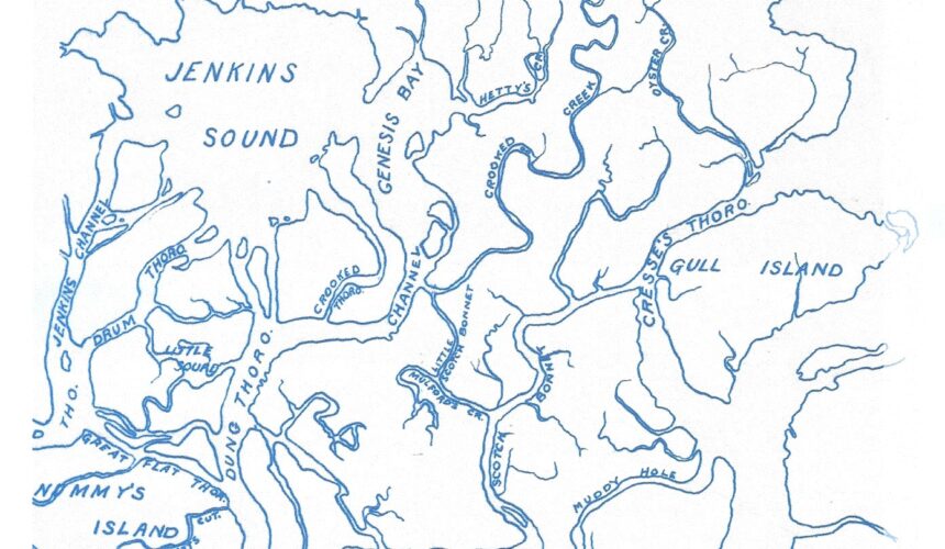 Picture of the Day No. 43 – Map of the Land and Water Immediately West of Stone Harbor