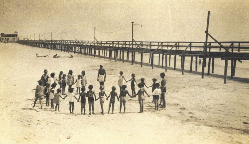 Picture of the Day No. 47  A Children’s Play Class on the Beach During the Summer of 1935