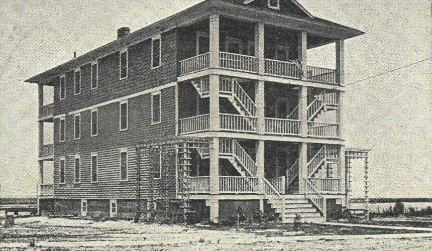 Picture of the Day No. 71 – The much heralded “Channel Apartments” are now open for business in Stone Harbor, N. J.