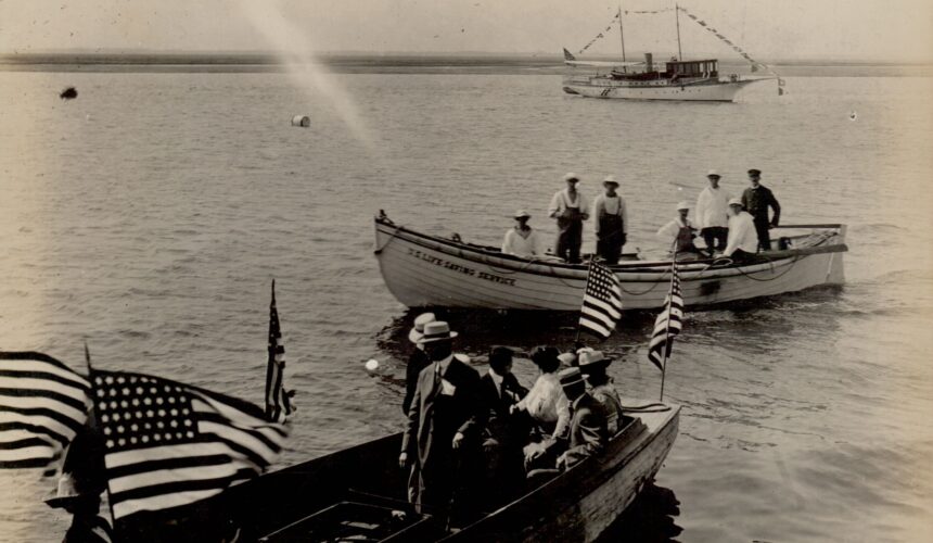 Picture of the Day No. 114 – “ANOTHER DRAMATIC SCENE TAKEN DURING THE CELEBRATED JULY 1911 GALA WEEK FESTIVITIES AT STONE HARBOR, N. J.”