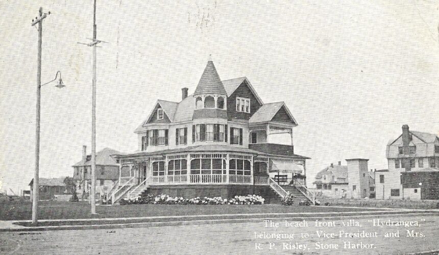 Picture of the Day No. 119 – “ONE OF THE EARLIEST AND GRANDEST HOMES BUILT IN THE EARLY YEARS AT STONE HARBOR, N. J.